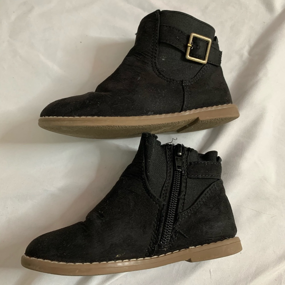 Old Navy Suede Botts Girl Toddler Size 8 Zipper